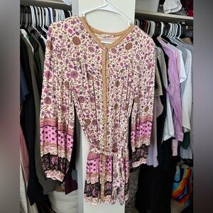 Spell tie waist dress